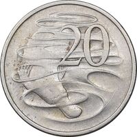 سکه 20 سنت 1967 الیزابت دوم - EF45 - استرالیا