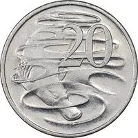 سکه 20 سنت 2008 الیزابت دوم - EF45 - استرالیا