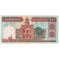 اسکناس 1000 ریال (نمازی - نوربخش) با مسجد الاقصی - تک - EF40 - جمهوری اسلامی