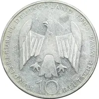 سکه 10 مارک 1944 یادبود مقاومت - EF45 - آلمان