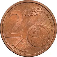 سکه 2 یورو سنت 2002 جمهوری فدرال - MS63 - آلمان