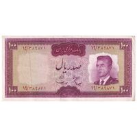 اسکناس 100 ریال (هویدا - سمیعی) - تک - EF45 - محمد رضا شاه