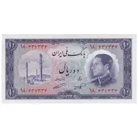 اسکناس 10 ریال 1333 - تک - UNC63 - محمد رضا شاه