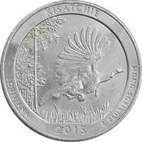 سکه کوارتر دلار 2015P جنگل ملی کیساچی - AU - آمریکا