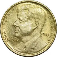مدال طلا یادبود جان کندی 1963 - MS61 - آمریکا