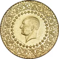 سکه طلا 500 کروش 1995 آتاترک - EF - جمهوری ترکیه