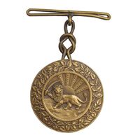 مدال برنز بپاداش خدمت - UNC - رضا شاه