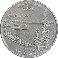 سکه کوارتر دلار 2005D ایالتی - اورگن - AU - آمریکا