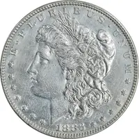 سکه یک دلار 1883 مورگان - AU55 - آمریکا