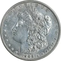 سکه یک دلار 1888 مورگان - EF45 - آمریکا