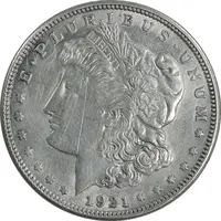 سکه یک دلار 1921 مورگان - EF45 - آمریکا