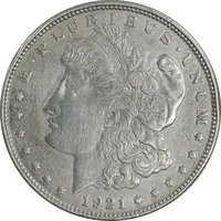 سکه یک دلار 1921 مورگان - VF35 - آمریکا