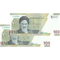 اسکناس 100000 ریال (دژپسند - همتی) یک یکم - جفت - UNC64 - جمهوری اسلامی