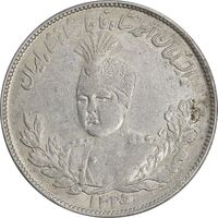 سکه 2000 دینار 1335 تصویری - AU50 - احمد شاه