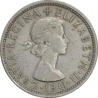 سکه 2 شیلینگ 1966 الیزابت دوم - EF40 - انگلستان