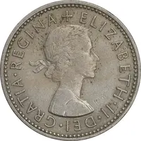 سکه 1 شیلینگ 1959 الیزابت دوم - سپر انگلیس - EF45 - انگلستان