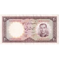 اسکناس 20 ریال 1340 - تک - EF45 - محمد رضا شاه