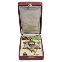 نشان همایونی درجه سه - با جعبه و روبان فابریک - AU - رضا شاه