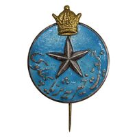 نشان سوزنی جمعیت خیریه ثریا پهلوی - AU - محمد رضا شاه