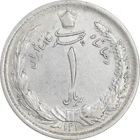 سکه 1 ریال 1310 - AU53 - رضا شاه
