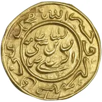 سکه طلا پولکی امام رضا (ع) 1340 - AU - احمد شاه
