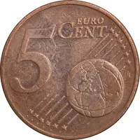 سکه 5 یورو سنت 2002 جمهوری دوم - EF45 - اتریش