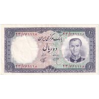 اسکناس 10 ریال 1340 - تک - EF45 - محمد رضا شاه