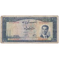 اسکناس 200 ریال 1330 - تک - F12 - محمد رضا شاه