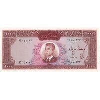 اسکناس 1000 ریال (بهنیا - سمیعی) - تک - UNC62 - محمد رضا شاه