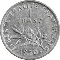 سکه 1 فرانک 1970 جمهوری پنجم - AU55 - فرانسه