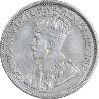 سکه 10 سنت 1913 جرج پنجم - EF45 - کانادا