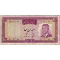 اسکناس 100 ریال 1342 - تک - VF20 - محمد رضا شاه