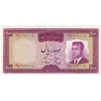 اسکناس 100 ریال (هویدا - سمیعی) - تک - UNC62 - محمد رضا شاه
