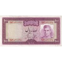 اسکناس 100 ریال (آموزگار - جهانشاهی) - تک - VF35 - محمد رضا شاه