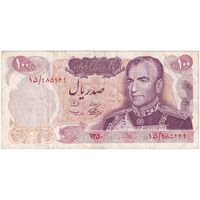 اسکناس 100 ریال 1350 - تک - VF30 - محمد رضا شاه
