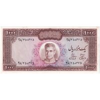 اسکناس 1000 ریال (آموزگار - فرمان فرماییان) - تک - UNC62 - محمد رضا شاه
