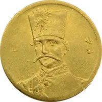 سکه طلا 5000 دینار 1305 تصویری - MS62 - ناصرالدین شاه