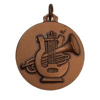 مدال آویز برنز مسابقات موسیقی دانشگاه ها - MS62 - محمد رضا شاه