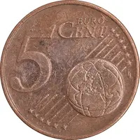 سکه 5 یورو سنت 2002A جمهوری فدرال - EF45 - آلمان