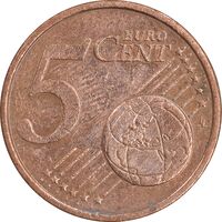سکه 5 یورو سنت 2002J جمهوری فدرال - EF45 - آلمان