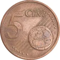 سکه 5 یورو سنت 2002J جمهوری فدرال - EF45 - آلمان