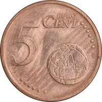 سکه 5 یورو سنت 2002G جمهوری فدرال - EF45 - آلمان