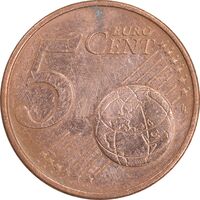 سکه 5 یورو سنت 2002F جمهوری فدرال - EF45 - آلمان
