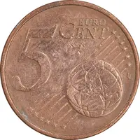 سکه 5 یورو سنت 2002D جمهوری فدرال - EF45 - آلمان