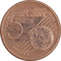 سکه 5 یورو سنت 2007F جمهوری فدرال - AU50 - آلمان
