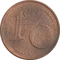 سکه 1 یورو سنت 2002F جمهوری فدرال - EF45 - آلمان