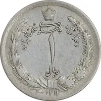 سکه 1 ریال 1311 - EF40 - رضا شاه