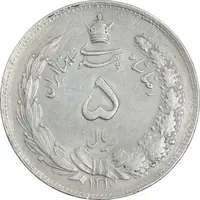 سکه 5 ریال 1310 - EF45 - رضا شاه