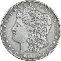 سکه یک دلار 1884 مورگان - EF40 - آمریکا