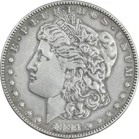 سکه یک دلار 1884 مورگان - EF40 - آمریکا